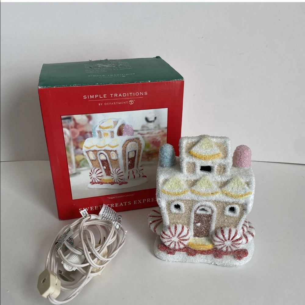 Dept. 56 Sweet Treats Express Sugar Coated Caboose Light Works